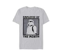 Star Wars - Employee Of The Month Grey - T-Shirt - Gris - S - 97 % Coton, 3 % Polyester,Jersey