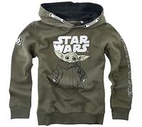 Star Wars Enfants - Grogu - Croquis Unisexe Sweat-Shirt à Capuche Kaki 152