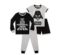 Star Wars - Ensemble De Pyjamas - Lot de 2 - La Guerre des étoiles - Garçon - Multicolore - 8-9Ans