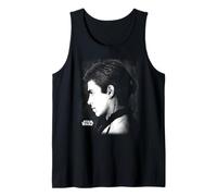 Star Wars EP II Anakin Black & White Side Profile Portrait Débardeur