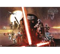 Star Wars EP7 All Characters Episode7 Poster Taille 91,5x61