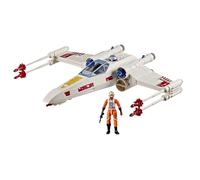 Star Wars Epic World of Action, Luke Skywalker avec Force Strike X-Wing, Jouet de Noël, Blanc, Dès 4 Ans