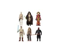 Star Wars Pack de 6 figurines Rétro Collection The Phantom Menace 10 cm Multicolore
