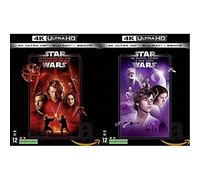 STAR WARS Episode III - LA REVANCHE DES SITH (2019) - Blu-ray 4K [4K Ultra-HD + Blu-ray + Blu-ray Bonus] & STAR WARS Episode IV - UN NOUVEL ESPOIR (2019) - Blu-ray 4K [4K Ultra-HD + Blu-ray]