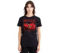 Star Wars Episode III Revenge of The Jedi Sith Mustafar Face-Off Ladies T Shirt, Black, Noir, S Femme