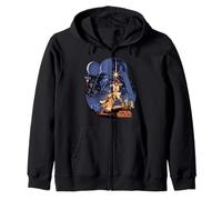 Star Wars Episode IV A New Hope Vintage Retro Poster Artwork Sweat à Capuche