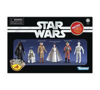 Star Wars Retro Collection, Un Nouvel Espoir, Pack de 6 Figurines de Collection à échelle 9,5 cm inspirées de l'Épisode IV