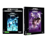 STAR WARS Episode V - L'EMPIRE CONTRE-ATTAQUE - Blu-ray 4K [4K Ultra-HD + Blu-ray + Blu-ray Bonus] & STAR WARS Episode IV - UN NOUVEL ESPOIR (2019) - Blu-ray [Blu-ray + Blu-ray bonus]