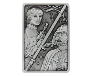 Star Wars Épisode V : The Empire Strikes Back Luke & Dark Vador Lingot métallique édition limitée - Collection officielle, édition numérotée, 5 000 exemplaires dans le monde entier