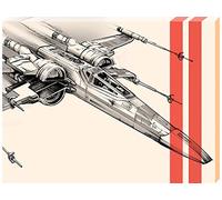 Star Wars Episode VII (X-Wing Pencil Art) 60 x 80 cm Toile Imprimée