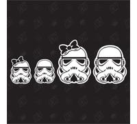 Star Wars Family with 1 Girl + 1 Boy ? Stickers