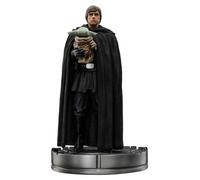 Iron Studios - Statuette Art Scale 1/10 Luke Skywalker et Grogu 21 cm Noir