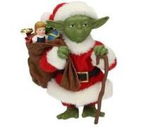 Star Wars - Figurine Yoda Père Noel 12cm G