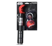 Star Wars for Pets Lanceur de balles sabre laser pour chiens - Lanceur de balles rétractable sur le thème de Dark Vador avec balles de tennis, lancement jusqu'à 45,2 m