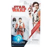 Star wars force link 2.0 - poe dameron : pilote de la resistance - figurine 9.5 cm - personnage disney - nouveaute G