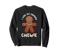 Star Wars Funny Holiday Gingerbread I Like My Cookies Chewie Sweatshirt