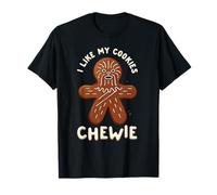 Star Wars Funny Holiday Gingerbread I Like My Cookies Chewie T-Shirt