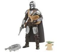 Star Wars Galactic Action The Mandalorian & Grogu, Figurines électroniques interactives de 30 cm, Jouets, dès 4 Ans