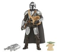 Star Wars Galactic Action The Mandalorian & Grogu, Figurines électroniques interactives de 30 cm, Jouets Star Wars, dès 4 Ans, Version Française