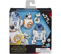 Star Wars Galaxy of Adventures - Pack de 3 Figurines articulées de Droïde de 12, 5 cm: R2-D2, BB-8, et D-O - Jouet