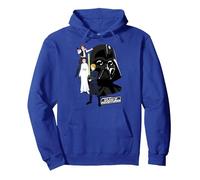 Star Wars Galaxy of Adventures Vader & Heros B1 Sweat à Capuche, Unisexe pour Adultes, Bleu Royal, S