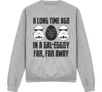 Star Wars - "GalEggsy Far, Far Away" Sweat-shirt pour homme/femme unie TV3555 (XL) (Sport Heide)