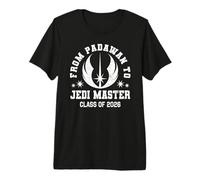 Star Wars Graduation from Padawan to Jedi Master 2026 Class T-Shirt Haut de Gamme
