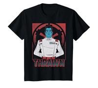 Star Wars Grand Admiral Thrawn Poster T-Shirt, Enfant, Noir, 6 Ans