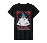 Star Wars Grand Admiral Thrawn Poster T-Shirt, Femme, Noir, L