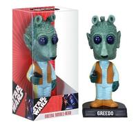 Star Wars GREEDO Bobble-Head Dans Une Boîte Claire 16Cm Funko Wacky Wobbler