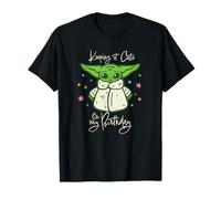 Star Wars Grogu Mandalorian reste mignon pour mon anniversaire T-Shirt