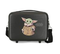 Star wars Grogu Trousse de Toilette Adaptable Noir 29x21x15 cms ABS Rigide 9.14L 0.8 kgs