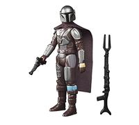 Star Wars Hasbro Retro Collection The Mandalorian (Beskar) Toy 9.5-cm-Scale The Mandalorian Collectible Action Figure, Accessories