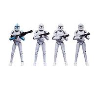 Star Wars Hasbro The Vintage Collection Phase I Clone Trooper Lot de 4 Figurines d'action 9,5 cm