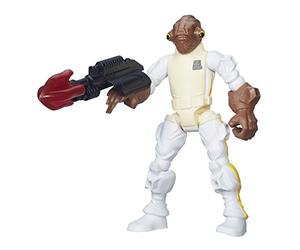 Star Wars Hero Mashers Figurine Amiral Ackbar du Film Épisode VI - Multicolore