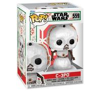 Funko – Figurine en vinyle Pop! Star Wars Holiday C-3PO Snowman – Produit officiel – Idée de cadeau