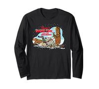 Star Wars Holiday Chewbacca Dog Walker Snow Funny Christmas Manche Longue