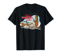 Star Wars Holiday Chewbacca Dog Walker Snow Funny Christmas T-Shirt