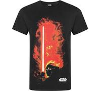 Star Wars Hommes Dark Vador Lightsaber T-Shirt NS4120 (L) (Coloré)