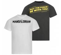 STAR WARS Hommes T-shirt Lot de 2 POMPK509MUL Taille:S