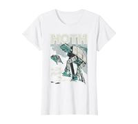 Star Wars Hoth The Ice Planet Retro Comic T-Shirt, Femme, Blanc, 3XL