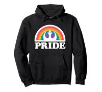 Star Wars Iconic Rebel Alliance Rainbow Badge Big Chest Logo Sweat à Capuche