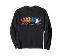 Star Wars Iconic Resistance Rainbow Stack Big Chest Logo Sweatshirt