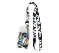 Star Wars ID Longe avec clair porte-badge et Logo en caoutchouc