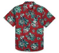 Star Wars Il s'agit du Bouquet Chemise à Bouton Bas, Rouge, S Homme
