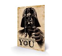 Star Wars Impression sur Bois 29,5 x 20 cm (Your Empire Needs You)