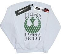 Star Wars - "Irish I Was A Jedi" Sweat-shirt pour homme BI45758 (XL) (Blanc)