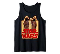 Star Wars Jawas Posing Vintage Sticker Graphic T-Shirt Débardeur
