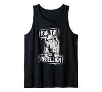 Star Wars Join The Rebellion R2-D2 Spray Paint Template Art Débardeur