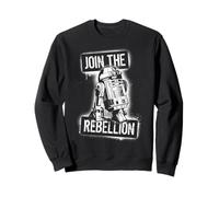 Star Wars Join The Rebellion R2-D2 Spray Paint Template Art Sweatshirt